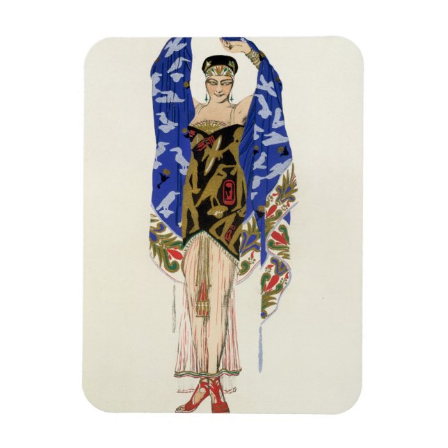Imán Diseño de vestuario para un Chica de baile (color  (Vertical)