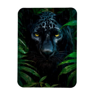 Imán Diseño de vida silvestre de la jungla de la panter