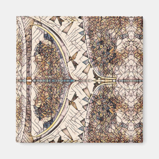 Imán Diseño de zapatos estilo mosaico Stiletto