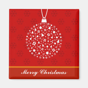 Imán Diseño decorativo del ornamento del navidad