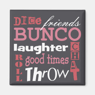 Imán Diseño del arte del subterráneo de Bunco por