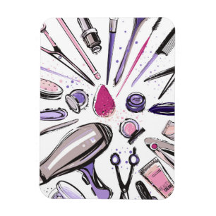 Imán Diseño del círculo del maquillaje