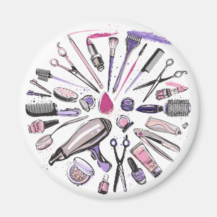 Imán Diseño del círculo del maquillaje