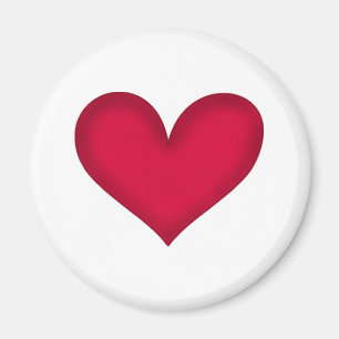 Imán diseño del corazón