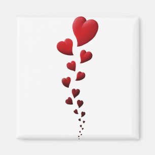 Imán Diseño del corazón, regalo de San Valentín, regalo