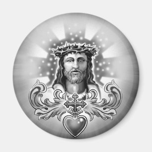 Imán Diseño del Corazón Sagrado de Jesucristo