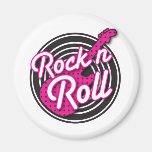 Imán Diseño del expediente del Rockabilly del rollo de