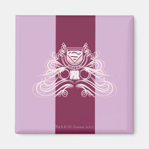 Imán Diseño del Flourish de Supergirl