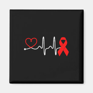 Imán Diseño del latido rojo del latido cardíaco para la