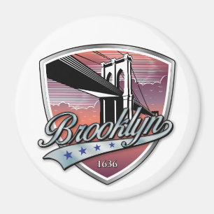 Imán Diseño del logotipo de Brooklyn