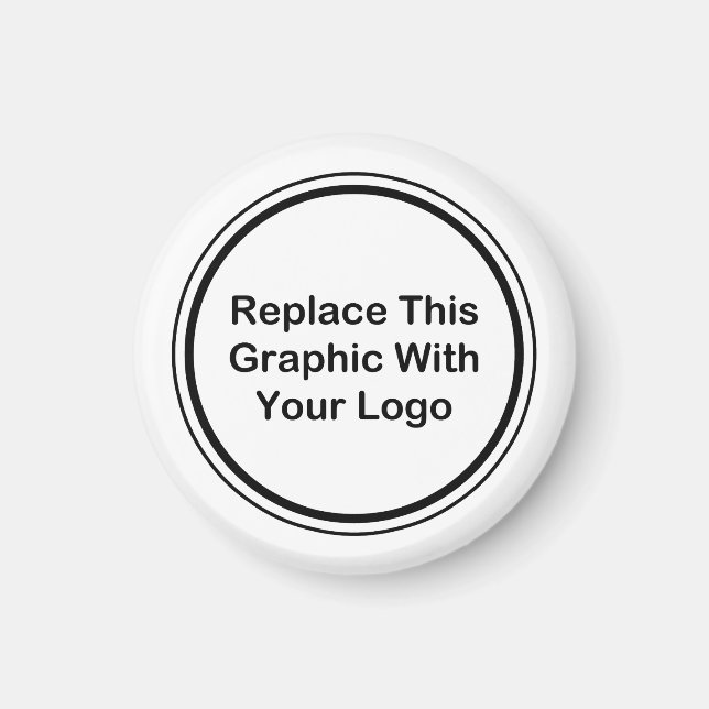 Imán Diseño del logotipo de la compañía (Frente)