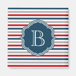 Imán Diseño del monograma