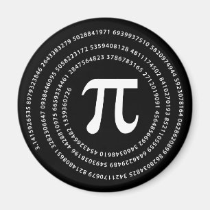 Imán Diseño del número del pi