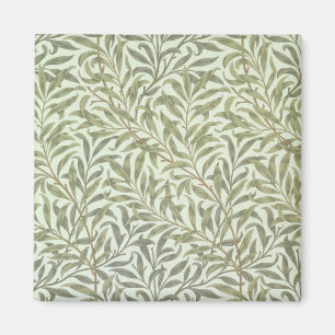 Imán "Diseño del papel pintado de la rama del sauce",