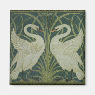 Imán Diseño del papel pintado del "cisne, de la