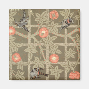 Imán Diseño del papel pintado del enrejado con un back