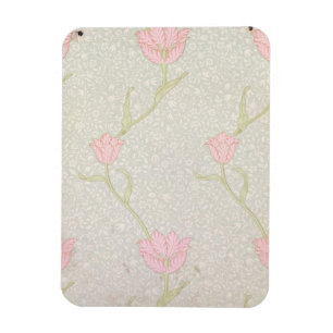 Imán "Diseño del papel pintado del tulipán del jardí