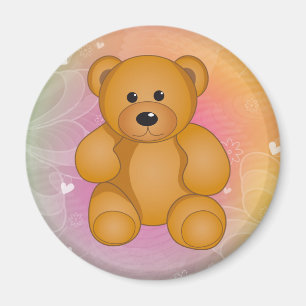 Imán Diseño del peluche del dibujo animado