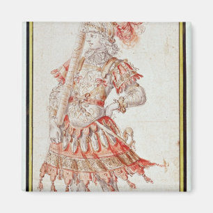 Imán Diseño del traje para el carrusel, c.1662