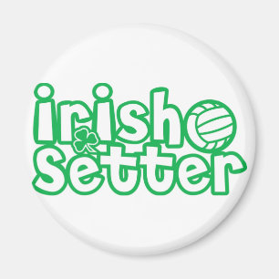Imán Diseño del voleibol de Irish Setter