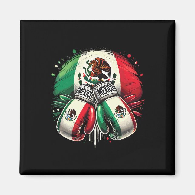 Imán Diseño deportivo de Guantes de Orgullo de Boxeo Me (Frente)