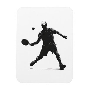 Imán Diseño deportivo de Silhouette para jugador de pel