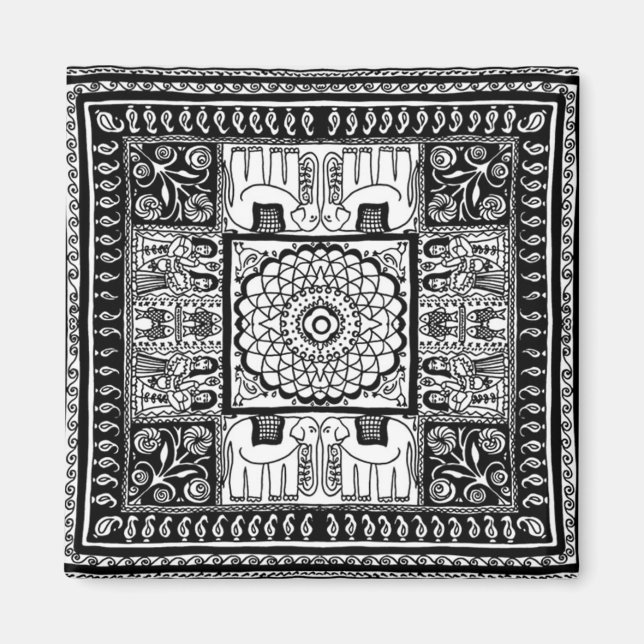 Imán Diseño desde India - Magnet (Frente)