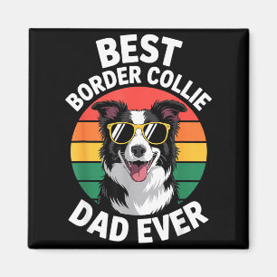 Imán Diseño Divertido de Border Collie para Hombres Pap