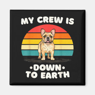 Imán Diseño divertido de Bulldog Francés para hombres,