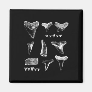 Imán Diseño divertido de dientes de tiburón para hombre