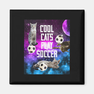 Imán Diseño Divertido de Fútbol Diciendo Gatos