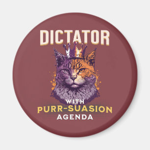 Imán Diseño divertido de gato de la agenda de la persua