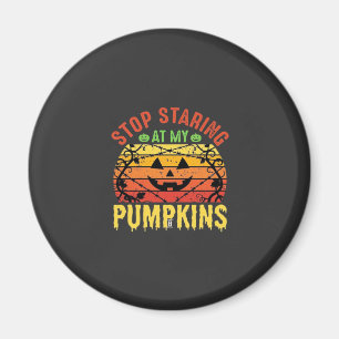 Imán Diseño divertido de Halloween para dejar de mirar