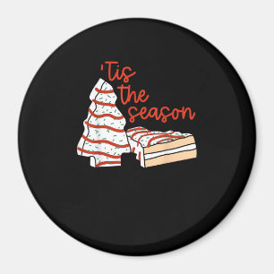 Imán Diseño divertido de 'Tis The Season árbol de Navid