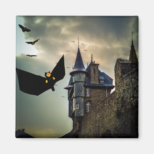 Imán Diseño divertido para Halloween (Frente)