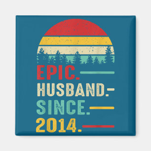 Imán Diseño épico para él en su 11º aniversario de boda