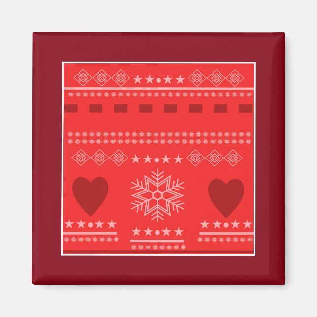 Imán diseño escandinavo, estilo rural (Frente)