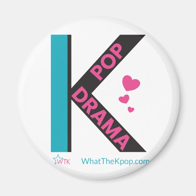 Imán Diseño especial K-Pop y K-Drama Dual K (Frente)