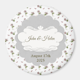 Imán Diseño floral