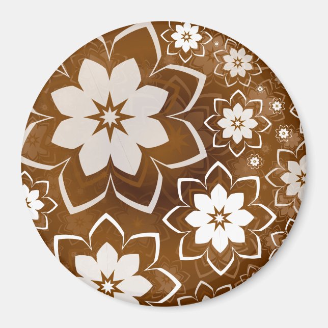 Imán Diseño floral 13 (Frente)