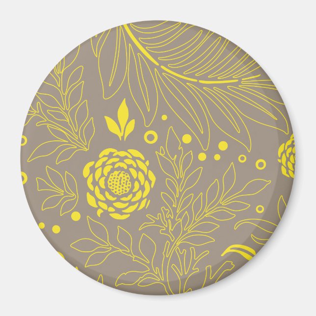 Imán Diseño floral 18 (Frente)