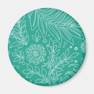 Imán Diseño floral 34