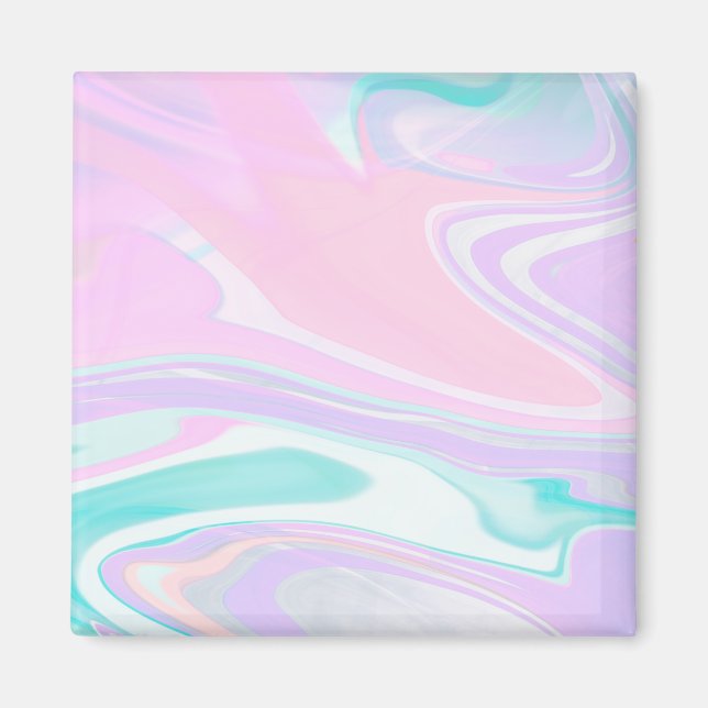 Imán Diseño fluido de png abstracto (Frente)