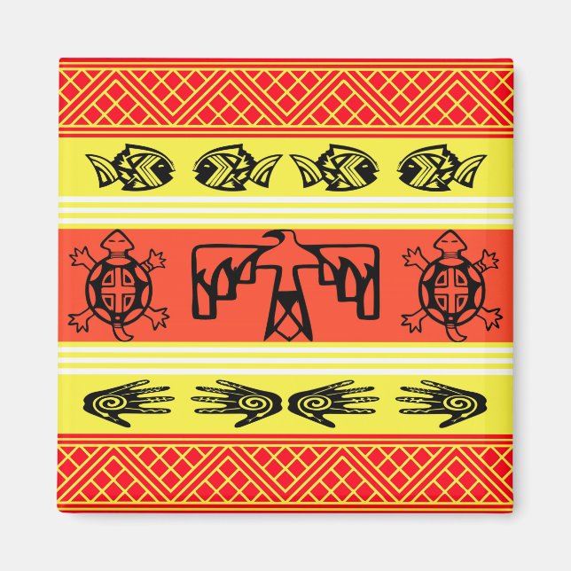 Imán Diseño folclórico (Frente)