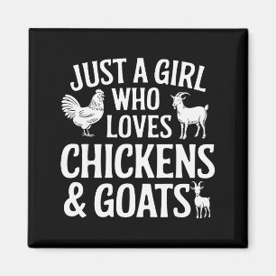 Imán Diseño genial de cabra para chicas mujeres animale