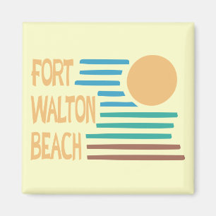 Imán Diseño geométrico de Fort Walton Beach