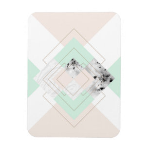 Imán Diseño geométrico del estilo moderno