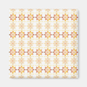 Imán Diseño geométrico VIII del SUN letón tradicional