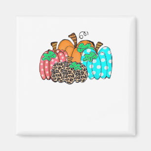 Imán Diseño gráfico de estampado de leopardo de calabaz