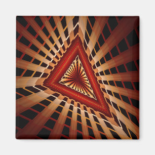 Imán Diseño gráfico fractal moderno de 3D Fantasy Netwo